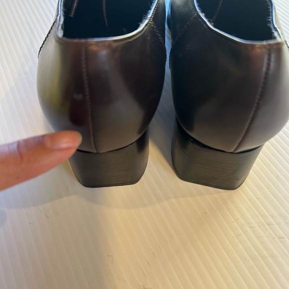 Y2K ENZO ANGIOLINI 90’s OXFORDS LACE UP, CHUNKY HEELS 8.5 - Picture 5 of 11